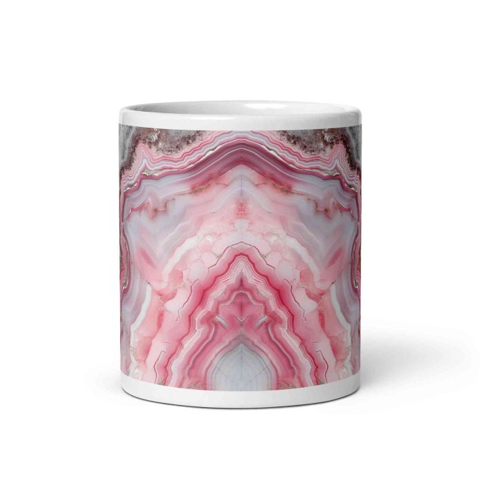 Mugg med rosa mönster - Bild 3
