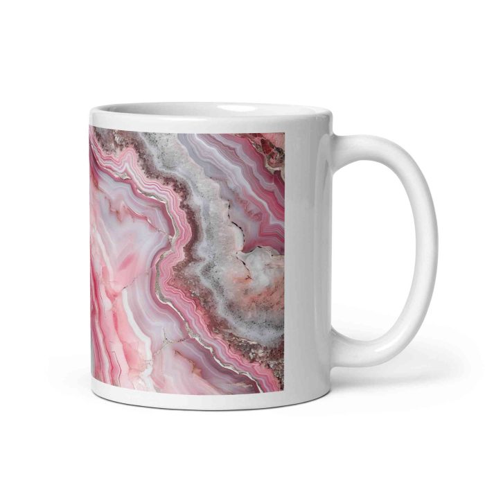Mugg med rosa mönster