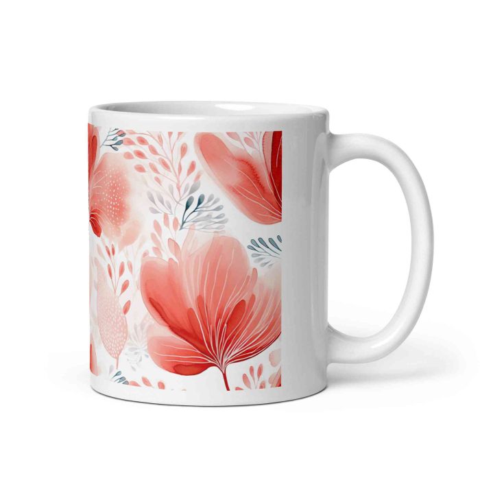 Mugg med rosa mönster