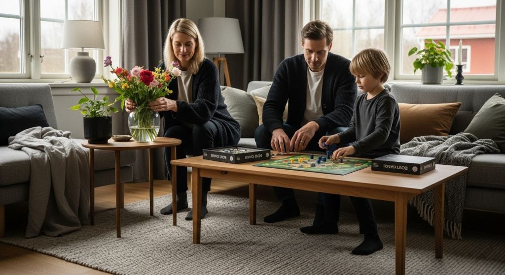skapa ro i hemmet vardagsrum