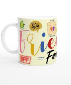 Bästa Vänner För Alltid: Keramisk Mugg för Vänner
