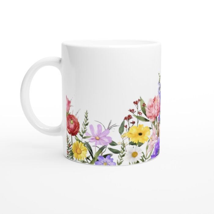 Keramisk Mugg – Vårblommor: Färgstark Kaffekopp för En Blomstrande Start på Dagen