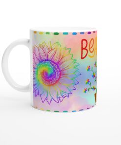 Färgsprakande Keramisk Mugg – Vardagsfavoriten med Positiv Vibe