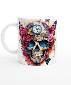 Färgsprakande Tidskalle Keramikmugg – En unik favorit för alla tillfällen