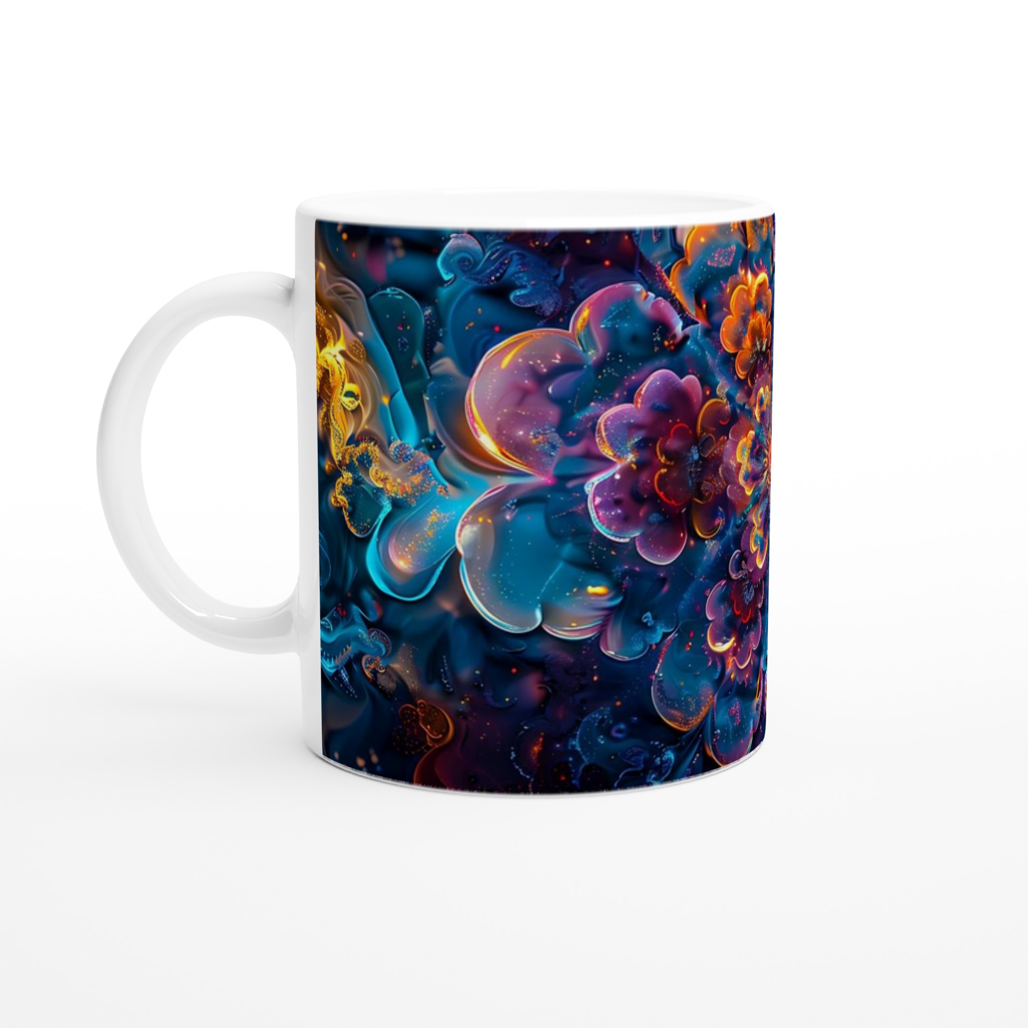 Kosmisk Blomster Explosion 11Oz Keramisk Mugg – En Symfoni Av Färger I Din Hand Alla Produkter Mugglagret.se Kosmisk Blomster Explosion 11Oz Keramisk Mugg - En Symfoni Av Färger I Din Hand - Bild 1