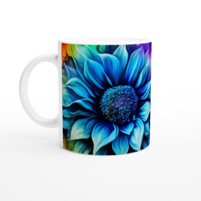 Mugg i Vibrerande Akvarell: Konstfull Blomsterdesign för Din Vardag