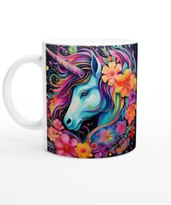 Förtrollande Enhörningsmugg – Färgglad Konst för Din Vardagsfavorit