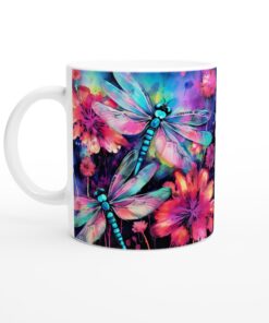 Mugg "Libellernas Dans" – En explosion av färg för ditt kaffe eller te