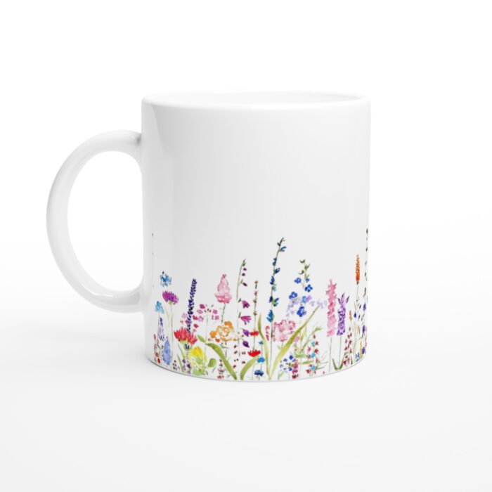 Färgsprakande Blomsteräng Keramisk Mugg – Vardagsfavoriten för Alla Tillfällen