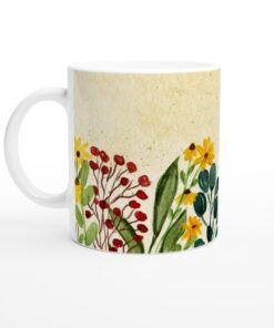 Keramisk Mugg – Soliga Vildblommor, din vardagsfavorit