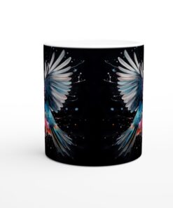 Färgsprakande Kungsfiskare – Keramisk Mugg 11oz