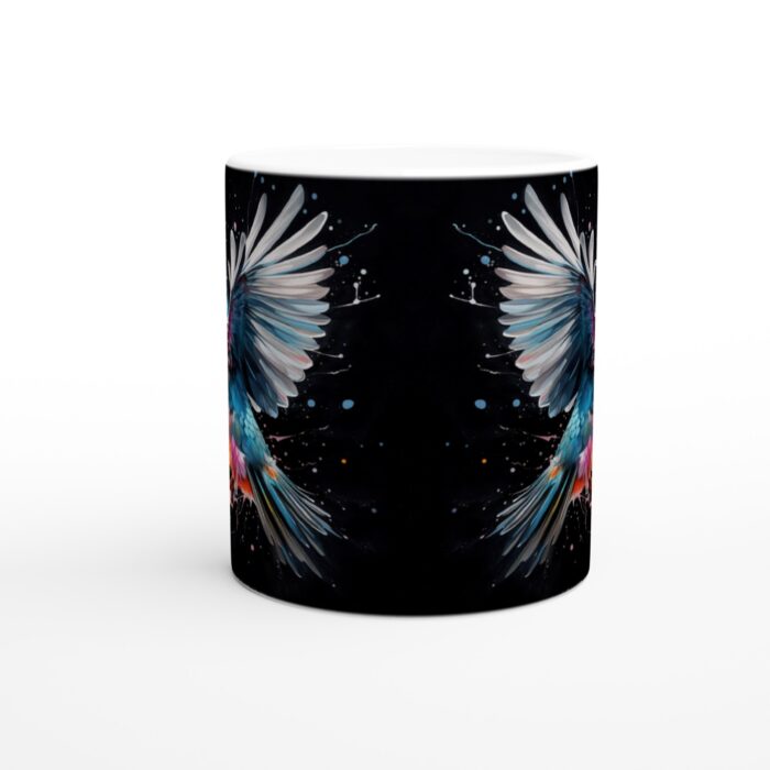 Färgsprakande Kungsfiskare – Keramisk Mugg 11oz
