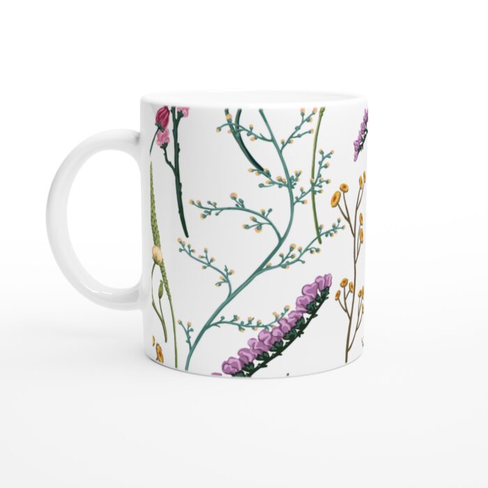 Keramisk mugg – Blomstrande botanisk design för en fräsch start på dagen