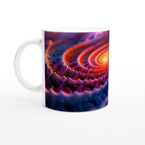 Kosmisk Spiral Keramisk Mugg - Magisk Lyster & Levande Färger