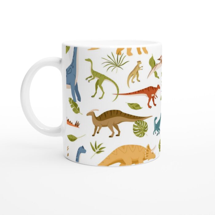 Dinosaurie-äventyr: Keramisk mugg för små och stora dinosauriefans