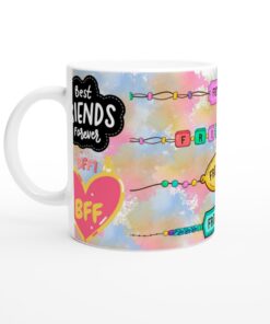 Bästa Vänner För Evigt – Keramisk Mugg med Lekfull Design