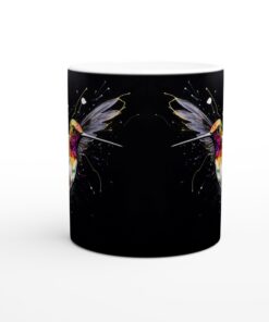 Färgsprakande Kolibri Keramisk Mugg - 11oz konstnärlig design för din fika