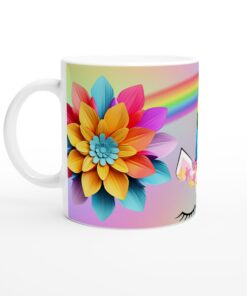 Magisk Enhörningsmugg – Färgglad Keramik för Drömmande Ögonblick