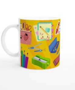 Keramisk Mugg – Bästa Läraren Någonsin – En Färgglad Gåva för att Hylla Skolhjältar