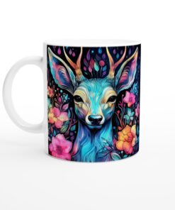 Förtrollande Neon Hjort Mugg – Vardagsfavoriten i Magiska Färger