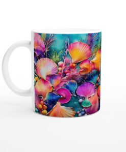 Keramisk mugg – Korallrev: En explosion av färg för din vardagsfavorit