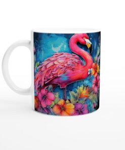 Tropisk Flamingo Keramisk Mugg – Färgglad Vardagsfavorit för alla tillfällen