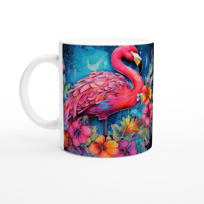 Tropisk Flamingo Keramisk Mugg – Färgglad Vardagsfavorit för alla tillfällen