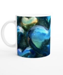 Kärlekens Hav: Blå Turkos Keramisk Mugg
