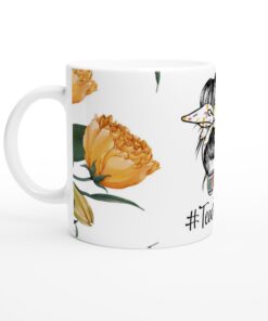 Keramisk Mugg – #TeacherLife med Färgstarka Detaljer