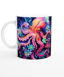 Bläckfisk Mugg – Färgglad Konstaffär för Havsälskare