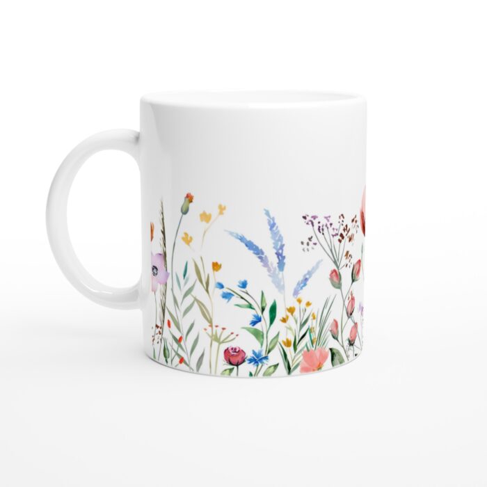 Keramisk mugg – Blomsteräng Akvarell: Vardagsfavoriten för en touch av vår!