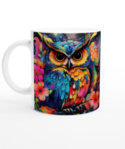 Färgsprakande Uggle-mugg – Keramisk favorit för unika stunder