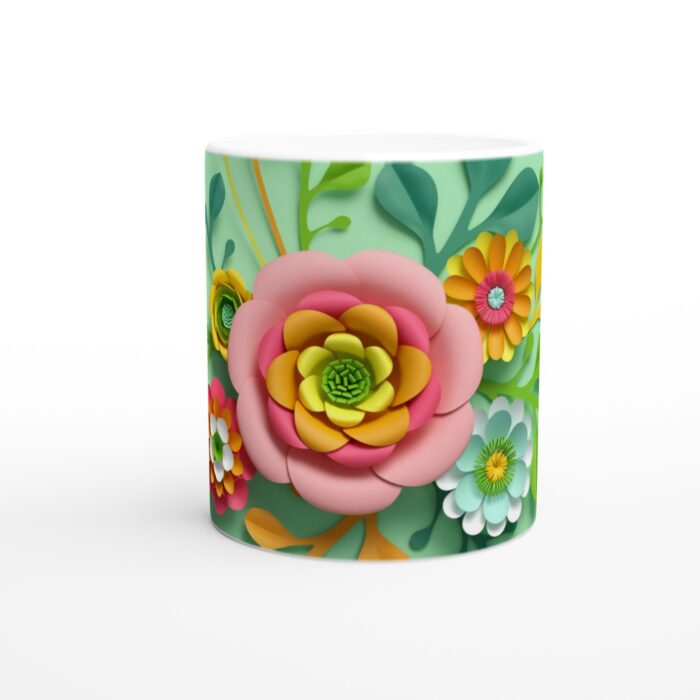 Vårblomster Keramikmugg - Färgsprakande 11oz Mugg för Kaffe och Te