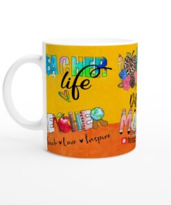 Lärare – livet som en 'Difference Maker' – Keramisk mugg med inspirerande motiv
