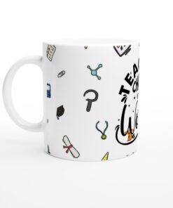 Pedagogisk keramikmugg – En "Teacher Change The World"-favorit för kaffeälskande lärare