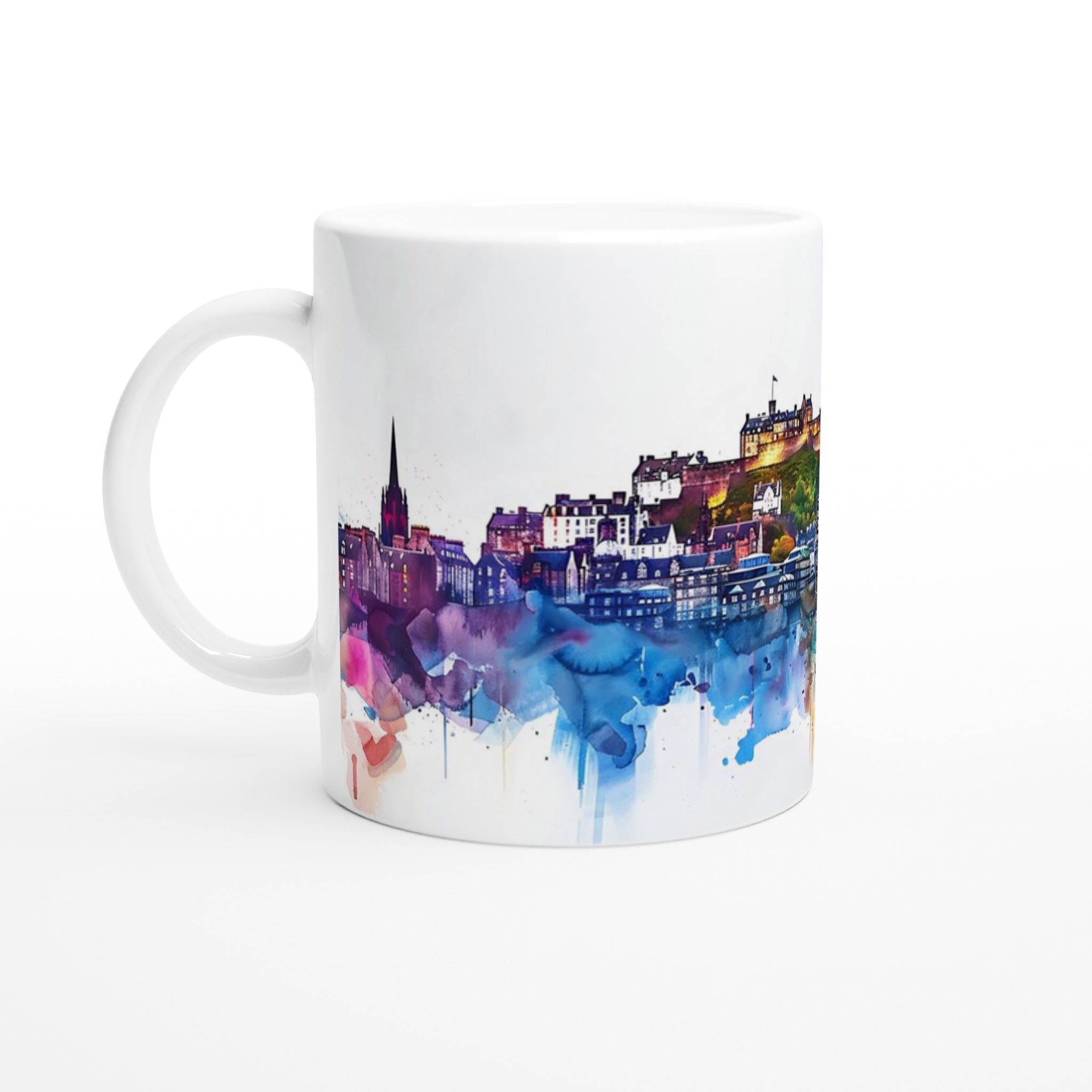 Mugg Edinburgh Castle I Akvarell – 11Oz Keramisk Kaffemugg Med Färgexplosion Alla Produkter Mugglagret.se 2F647E60-83D3-49D6-A728-7Cb557Ff0F32