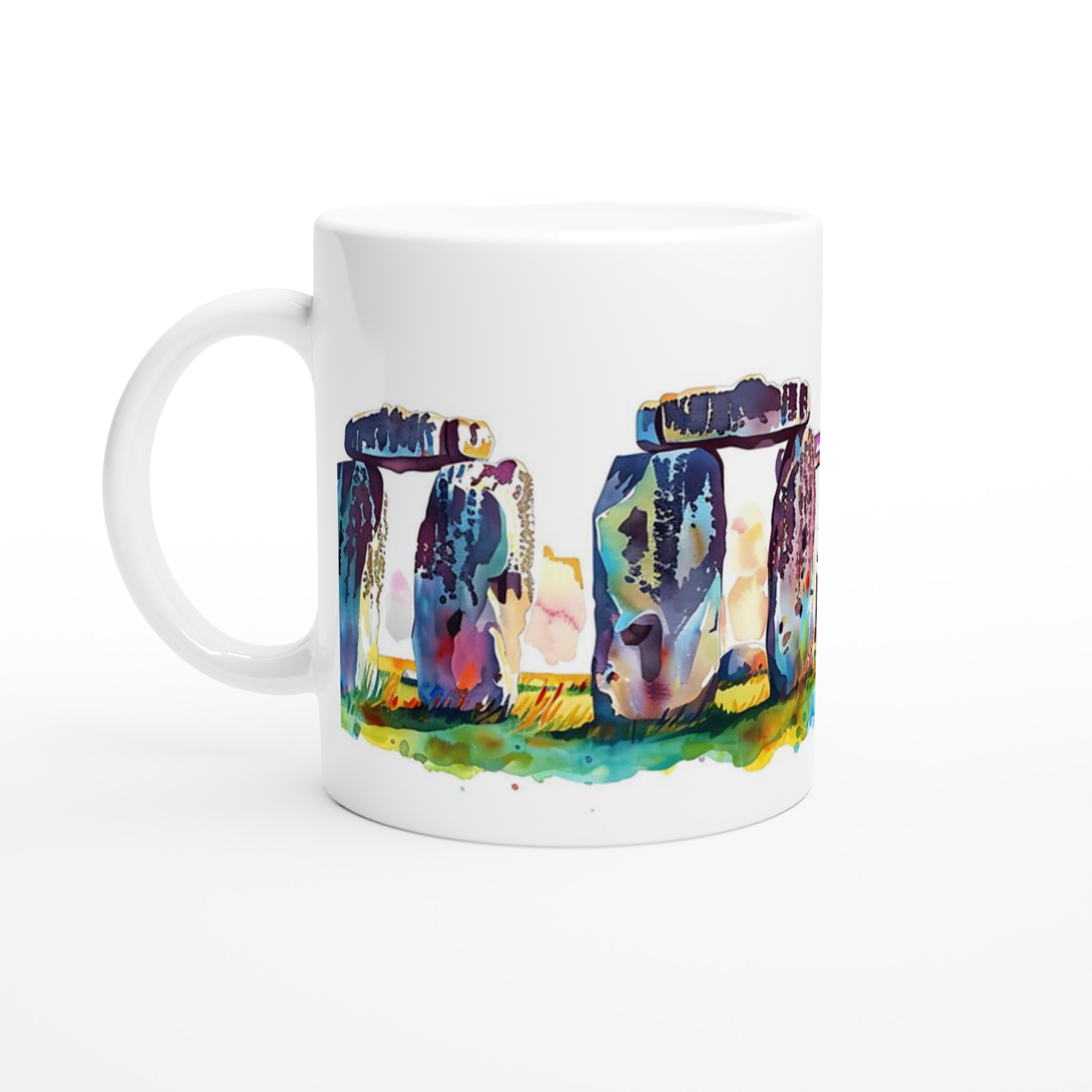 Stonehenge Akvarell Mugg – Konstnärlig Keramikmugg Med Vibrerande Färgstänk, 11Oz Alla Produkter Mugglagret.se 3Fd12B9B-A246-47F3-9D8A-D1284E31A996