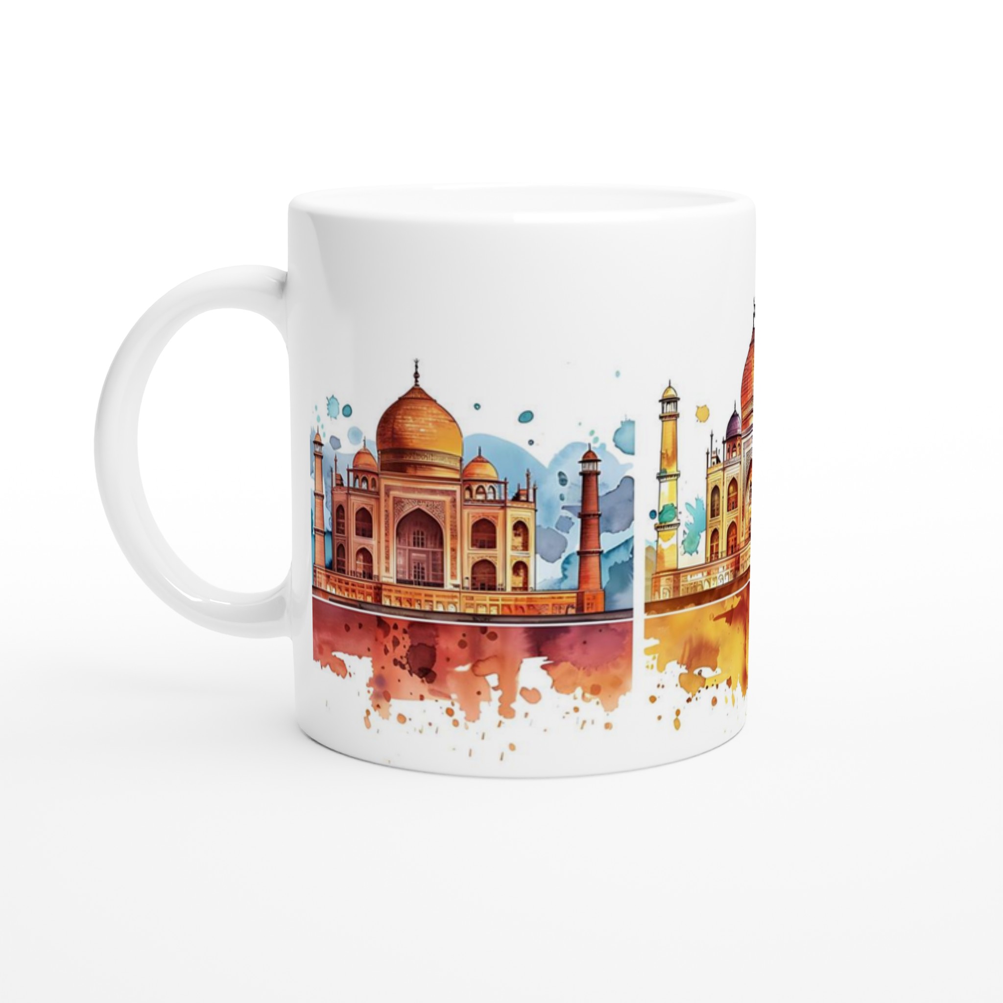 Taj Mahal Inspirerad Keramikmugg – Akvarelldesign I Flera Färger, 11Oz Alla Produkter Mugglagret.se A0E1Bff1-3D1F-4904-81C3-59A81C9520Db