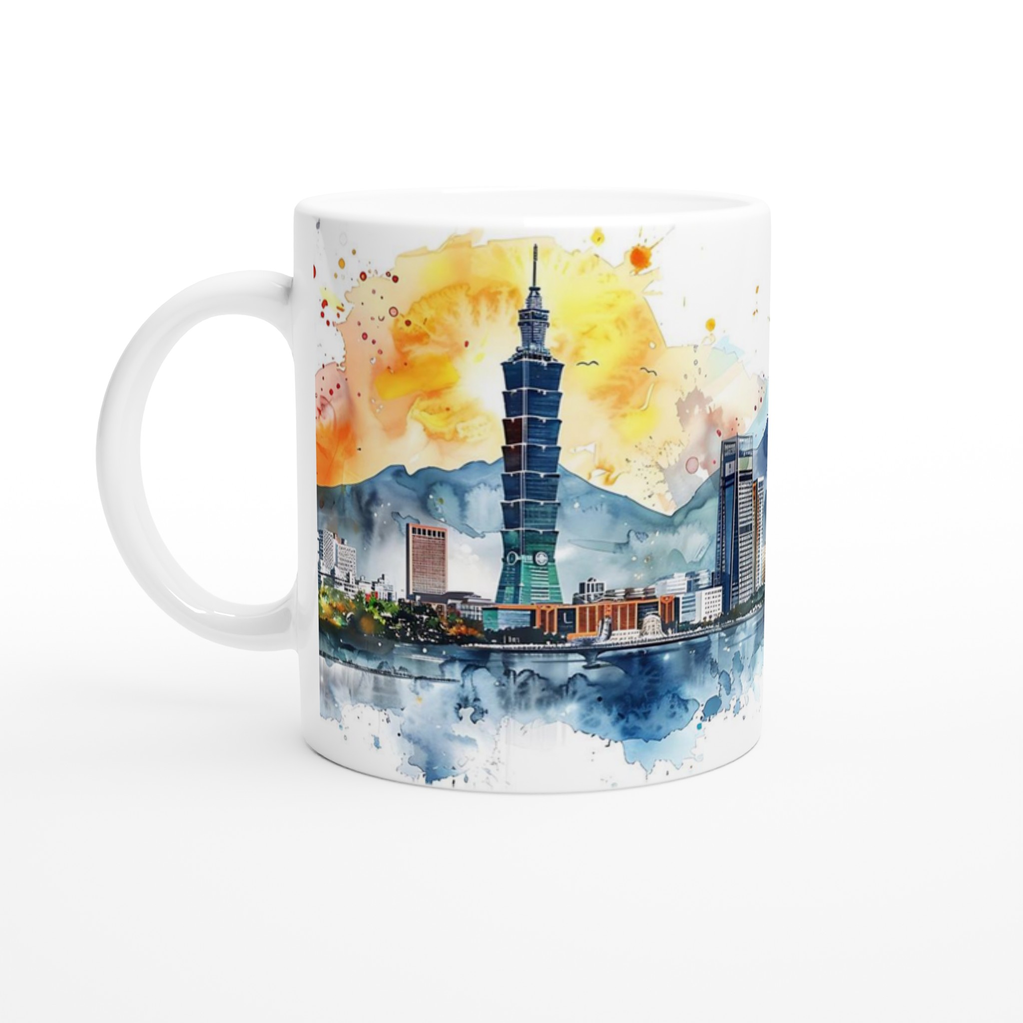 Taipei Skyline Akvarell Mugg – 11Oz Keramisk Kaffemugg Med Konstfull Stadsvy Och Livfulla Färgstänk Alla Produkter Mugglagret.se C68Bd50A-Af3B-4850-8829-0B20Ce1E39F3
