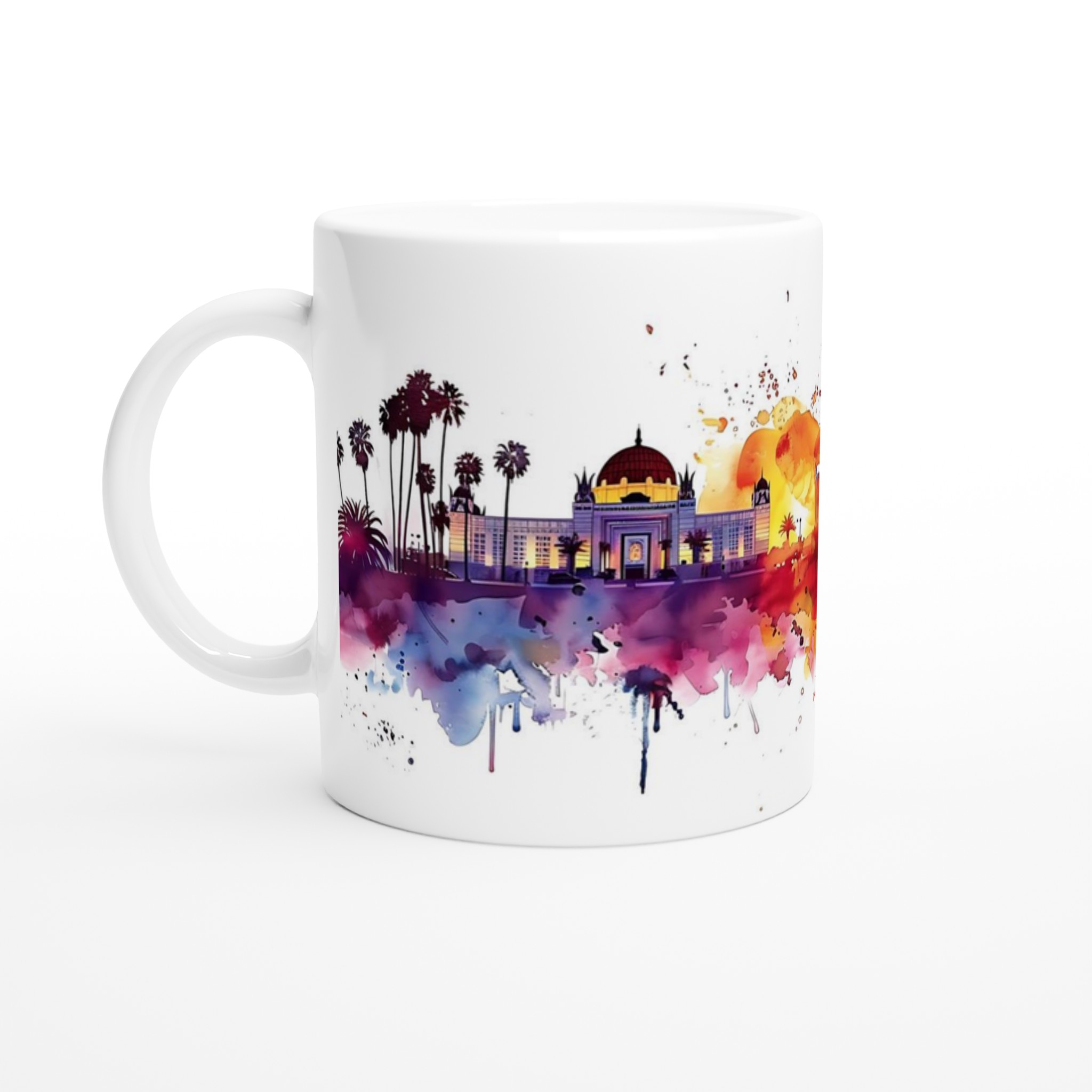 Konstnärlig Stadssilhuett Mugg – Dynamisk Vattenfärg Skyskrapor Och Palmträd – Välj Bland Flera Färger Alla Produkter Mugglagret.se E343A8Ee-69E4-463E-81Fd-456D0A37Ae3E