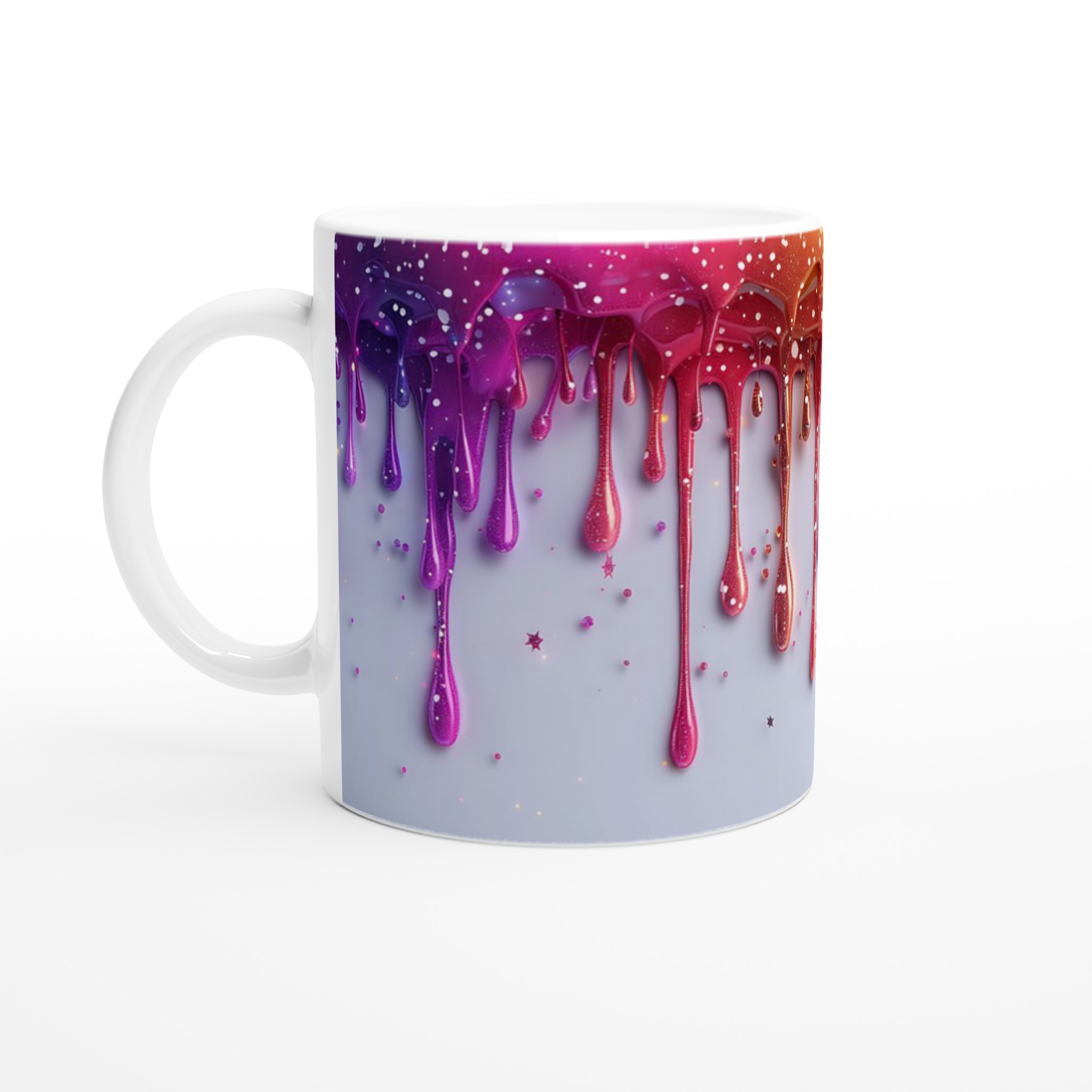 Sparkling Rainbow Drip Keramisk Mugg – 11Oz Vit Premium Mugg För Färgstarka Tryck &Amp;Amp; Personliga Gåvor Alla Produkter Mugglagret.se F5A3B20C-970C-47E3-A7D9-99D5Eca8A740